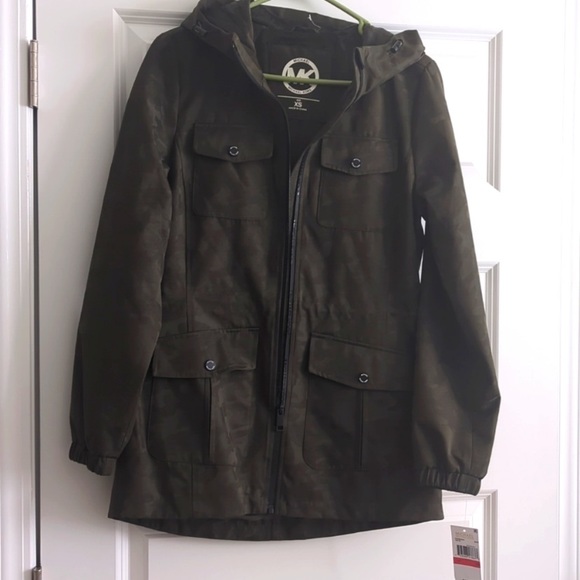 MICHAEL KORS Camouflage Hooded Jacket - Picture 1 of 8